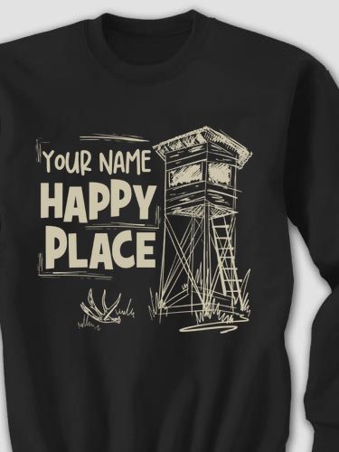 Hunting Happy Place : Printed Sweatshirts