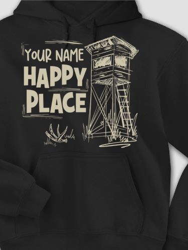 Hunting Happy Place : Printed Hoodies