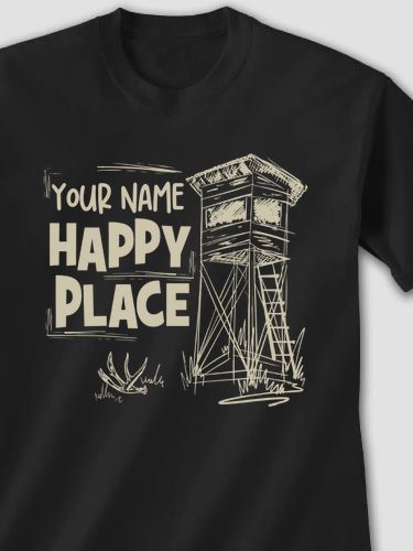 Hunting Happy Place : Printed T-Shirts