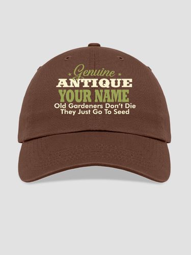 Genuine Antique Gardener : Embroidered Baseball Hats