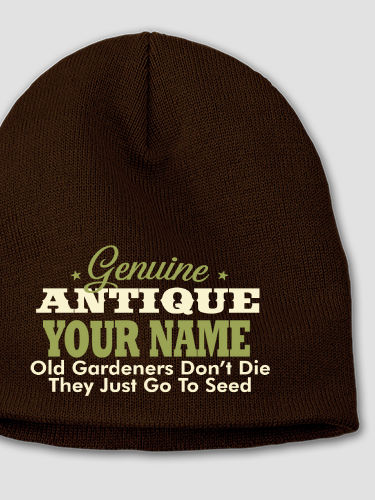 Genuine Antique Gardener : Embroidered Beanies