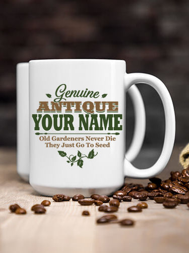 Genuine Antique Gardener : Ceramic Coffee Mugs
