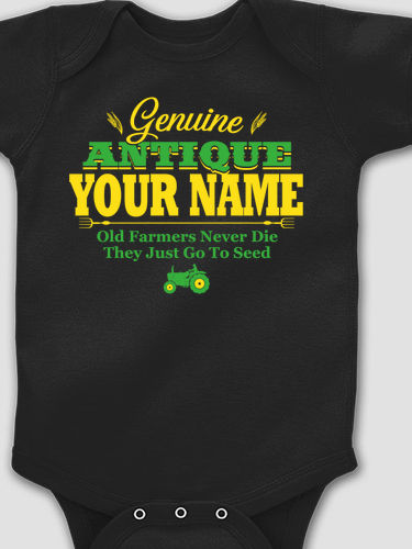 Genuine Antique Farmer : Printed Baby Bodysuits