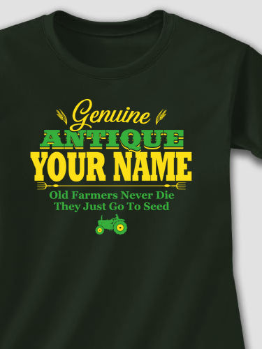 Genuine Antique Farmer : Adult Ladies Fitted T-Shirt