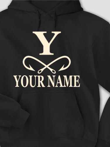 Fishing Monogram : Printed Hoodies