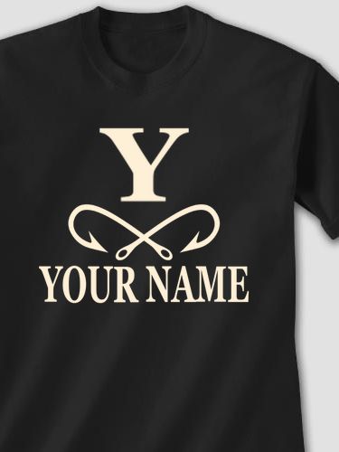 Fishing Monogram : Printed T-Shirts