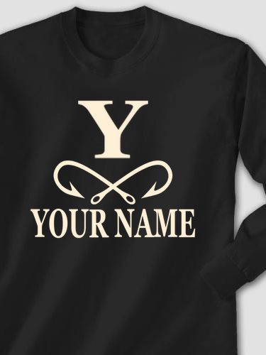 Fishing Monogram : Printed Long Sleeves