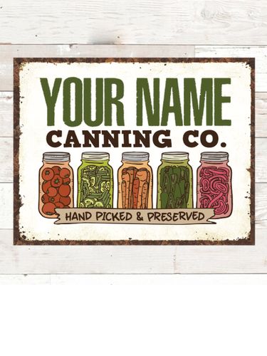 Canning Company : Tin Signs