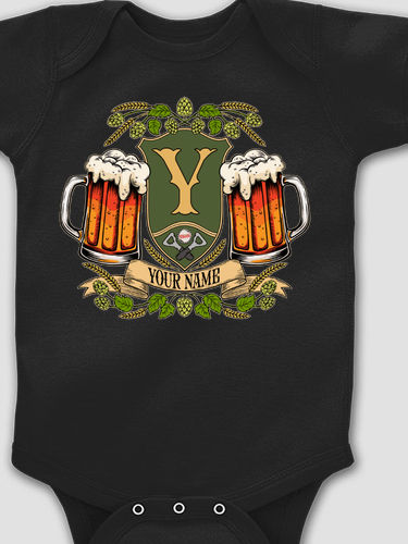 Beer Coat Of Arms : Printed Baby Bodysuits