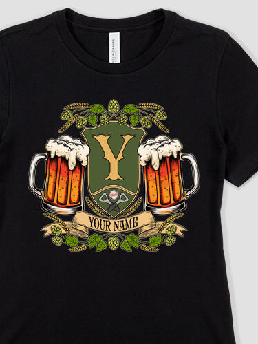 Beer Coat Of Arms : Premium Ladies T-Shirts