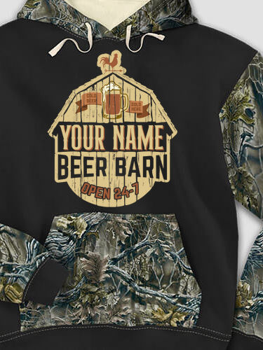 Beer Barn : Printed 2-Tone Camo Hoodies