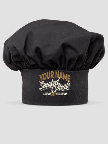 Smoked Meats : Embroidered Chef Hat