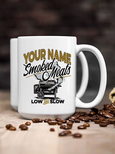 Smoked Meats : Ceramic Coffee Mugs