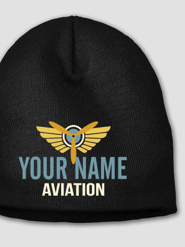 Aviation Patch : Embroidered Beanies