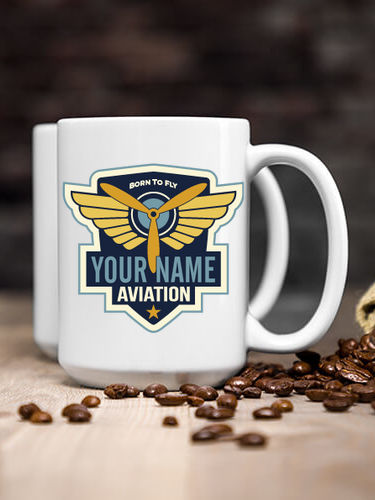 Aviation Patch : Ceramic Coffee Mugs