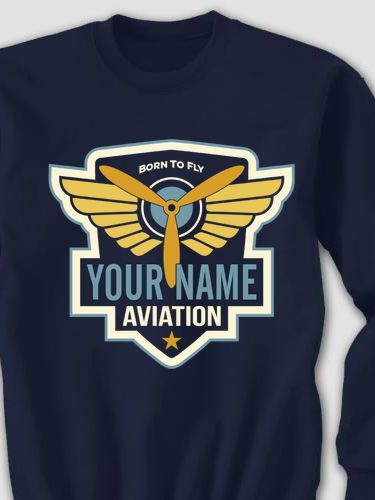 Aviation Patch : Printed Sweatshirts