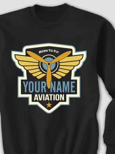 Aviation Patch : Printed Sweatshirts