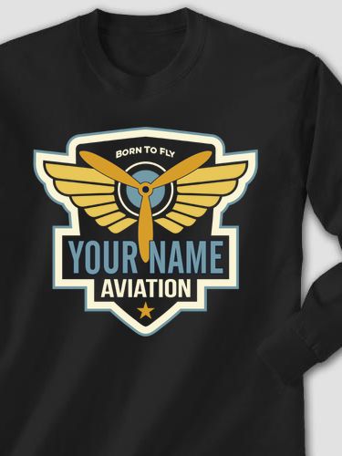 Aviation Patch : Printed Long Sleeves