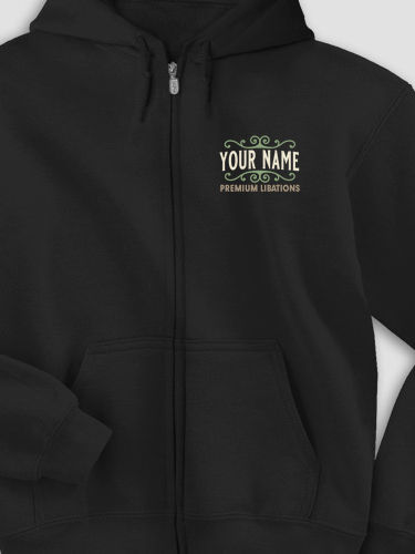 Premium Libations : Embroidered Zip Hoodies