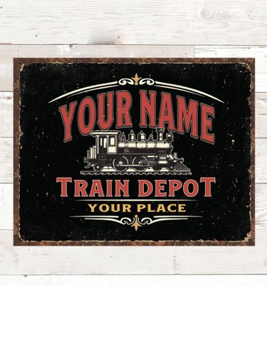 Train Depot : Tin Signs