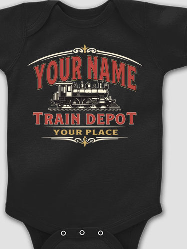Train Depot : Printed Baby Bodysuits