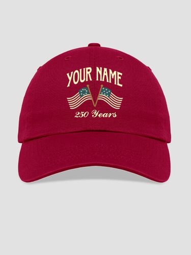 Celebrating 250 Years : Embroidered Baseball Hats