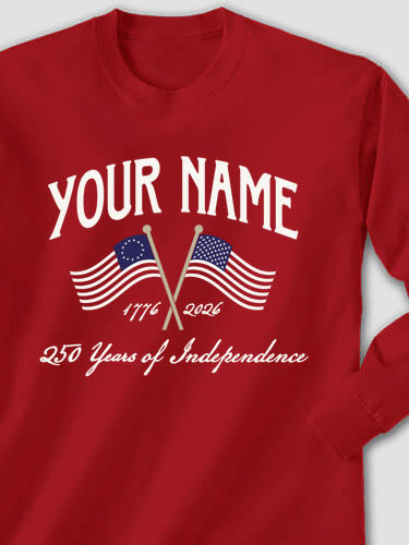 Celebrating 250 Years : Printed Long Sleeves