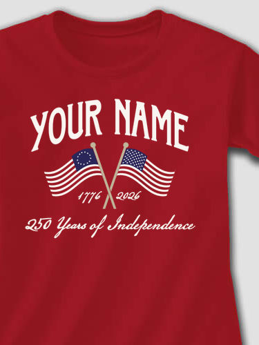 Celebrating 250 Years : Printed T-Shirts