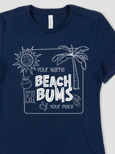 Beach Bums : Premium Ladies T-Shirts