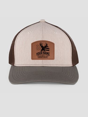 Hunting American Original : Structured Trucker Hats with Patch
