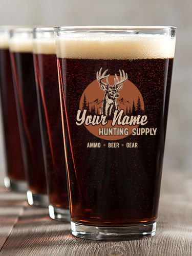 Hunting Supply : Pint Glasses - Color Printed