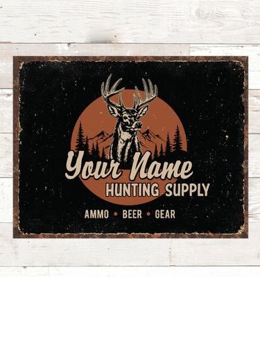 Hunting Supply : Tin Signs
