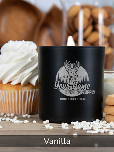 Hunting Supply : 11oz. Engraved Scented Candles