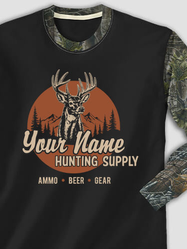 Hunting Supply : Printed 2-Tone Camo Long Sleeves