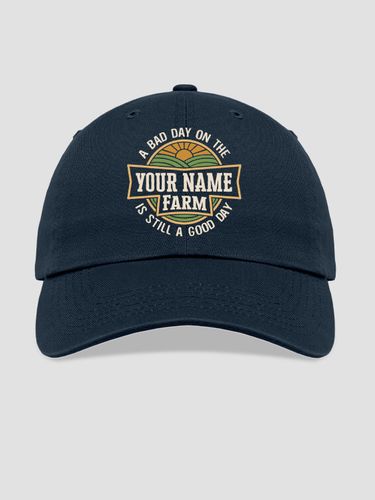 Good Day on the Farm : Embroidered Baseball Hats