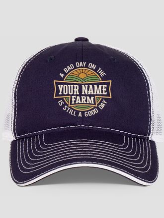 Good Day on the Farm : Embroidered Trucker Hats