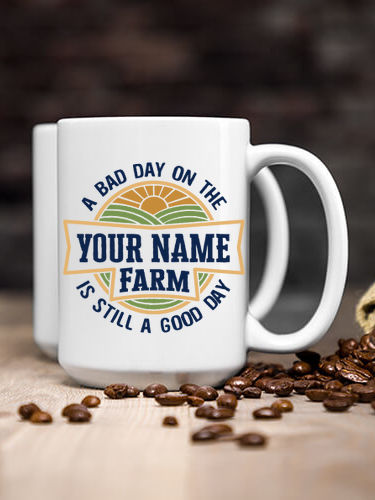 Good Day on the Farm : Ceramic Coffee Mugs