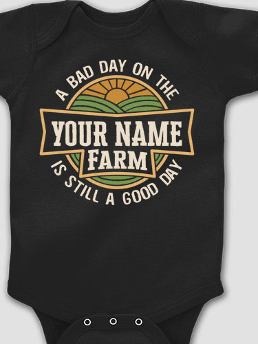 Good Day on the Farm : Printed Baby Bodysuits