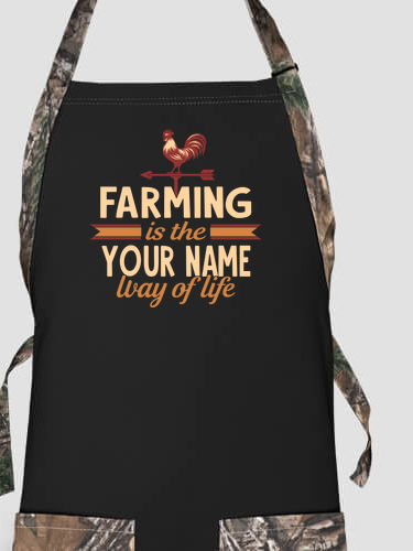 Farming Way Of Life : Printed 2-Tone Aprons