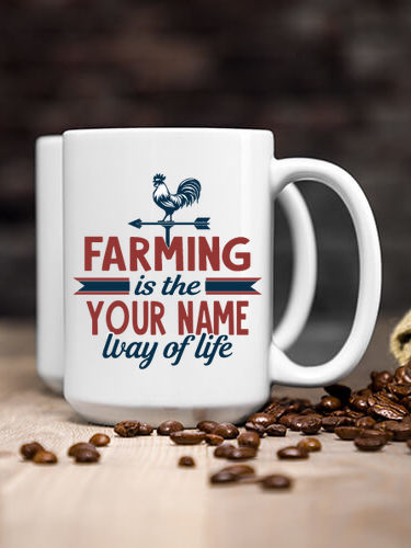 Farming Way Of Life : Ceramic Coffee Mugs