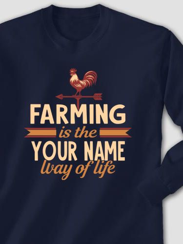 Farming Way Of Life : Printed Long Sleeves
