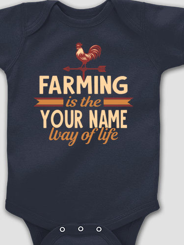 Farming Way Of Life : Printed Baby Bodysuits
