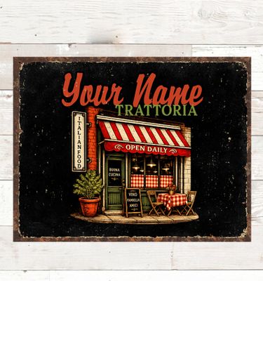 Trattoria : Tin Signs