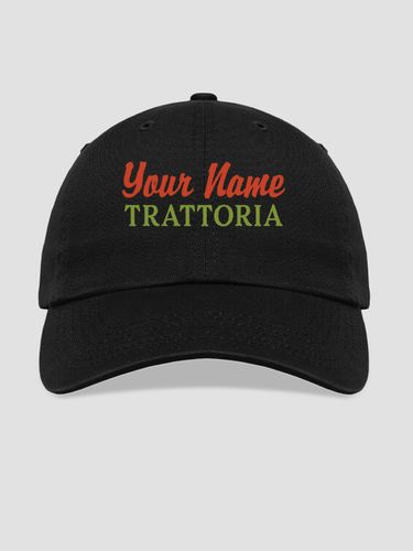 Trattoria : Embroidered Baseball Hats
