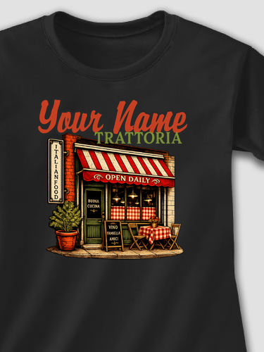 Trattoria : Adult Ladies Fitted T-Shirt