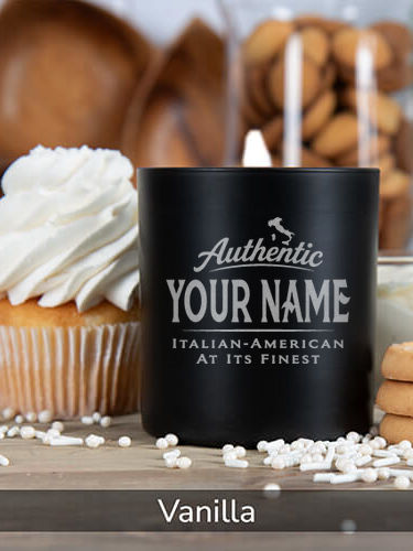 Finest Italian-American : 11oz. Engraved Scented Candles