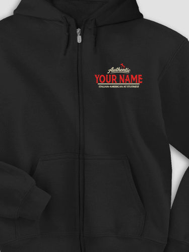 Finest Italian-American : Embroidered Zip Hoodies