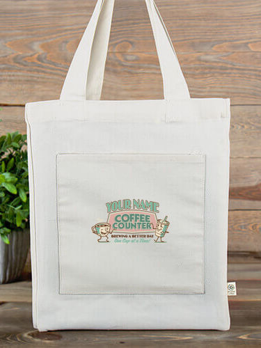 Coffee Counter : Canvas Totes