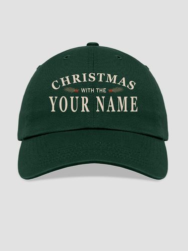 Christmas With : Embroidered Baseball Hats