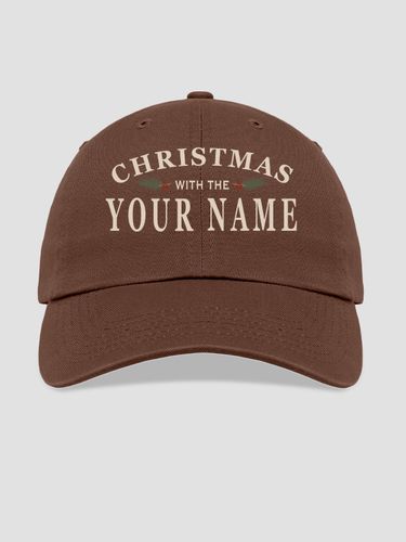 Christmas With : Embroidered Baseball Hats
